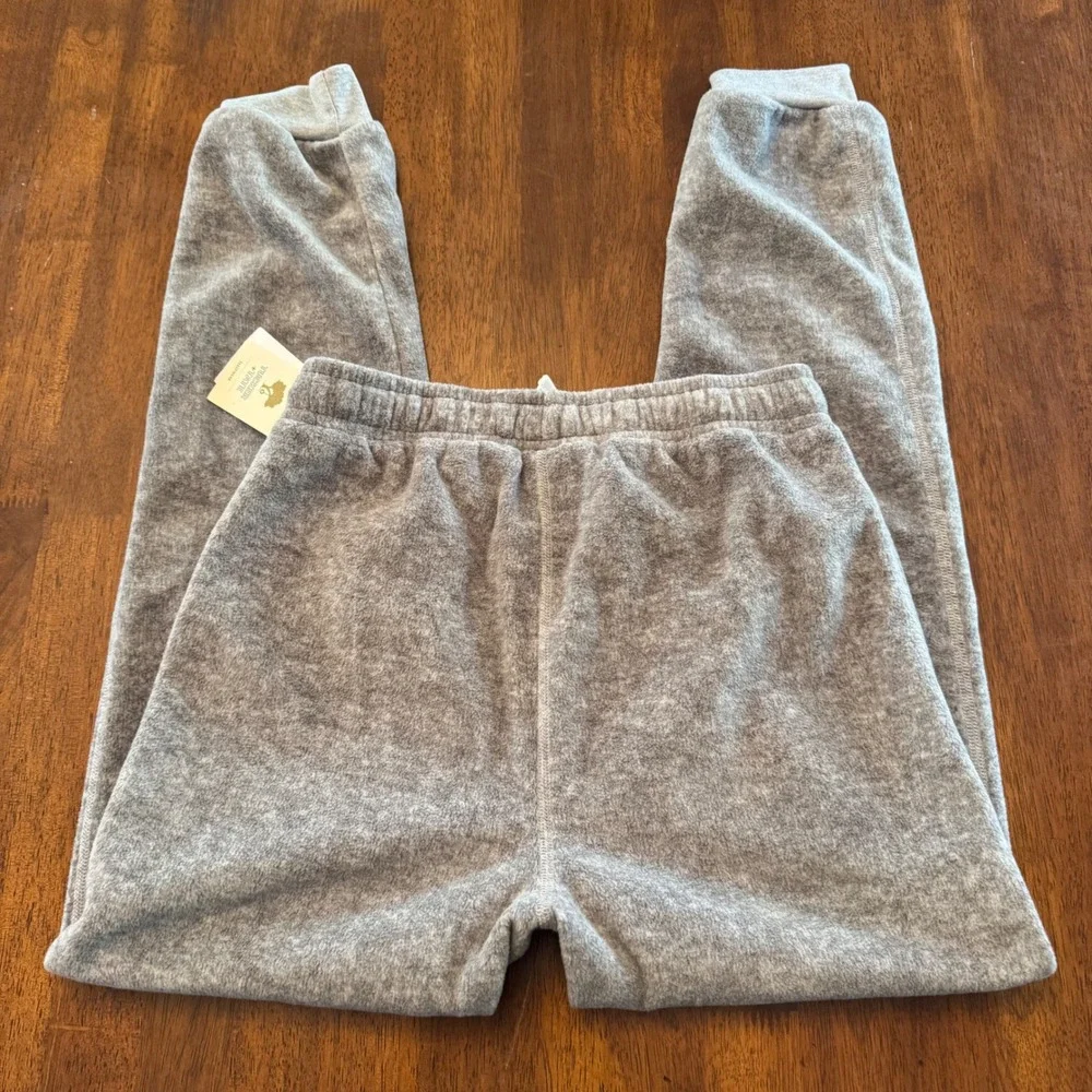 Tucker + Tate Kids Grey Heather Fleece Jogger Pajama Pants L 10/12 NEW Nordstrom